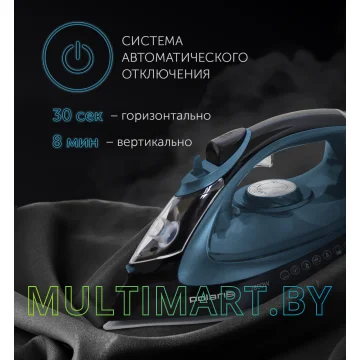 Утюг Polaris PIR 2821AK 3m (черный/cиний) картинка 5